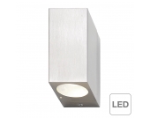 EEK A+, Außenwandleuchte Ena - 2-flammig - LED Badleuchte - Aluminium - 2-flammig, FLI Leuchten