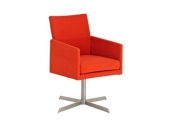 Edelstahl Clubsessel / Lounge-Sessel CUBIC mit Stoffbezug, aus bis zu 4 Farben wählen