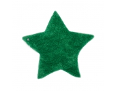 Teppich Soft Star - Grün - Maße: 100 x 100 cm, Tom Tailor